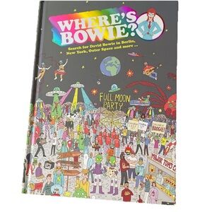 Where's Bowie? Illustrated Search For Bowie Across His Eras HC 2019 not for kids